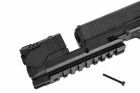 Compensateur avec Tracer Unit pour Glock 17 Gen4 / G17 Gen5 MOS Laylax