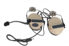 Comtac II headset with helmet adapter Ver.3 DE