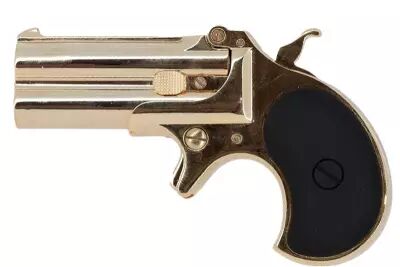 Derringer Double Barrel Full mtal Gold MAXTACT