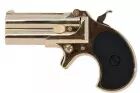 Derringer Double Barrel Full métal Gold MAXTACT