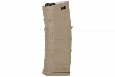 DMAG M4 Magazine (D-DAY)(30/130 rounds DMAG, Variable Capacity EMM AEG Magazine) - TAN