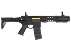 EMG Salient Arms Licensed GRY AR15 (M4) CQB AEG with PDW Stock - Black (by G&P)