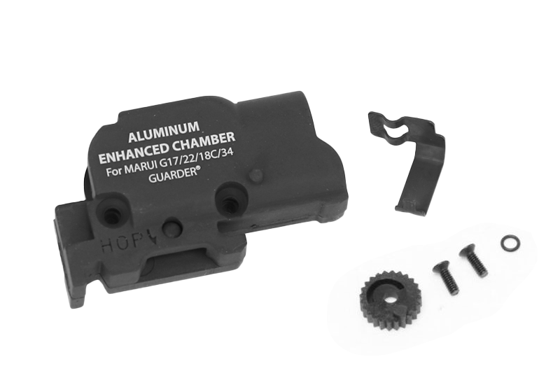 34 22 1 35 24 1. Guarder enhanced Hop-up Chamber Set for Marui g26. Камера хоп-ап Guarder для Glock 17/18c/22/34 TM (GLK-121(B)). Guarder комплект усиленных пружин для Glock-17/18c. Хоп ап Tokyo Marui Glock 17.