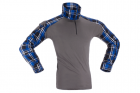 Flannel Combat Shirt Invader Gear Blue