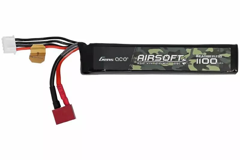 Batterie LiPo stick 11.1v 1100mAh Dean Gens Ace