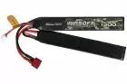 Gens ace 25C 1300mAh 2S1P 7.4V Saddle Airsoft Gun Lipo Battery with T Plug