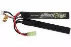 Gens ace 25C 1500mAh 3S1P 11.1V Nunchuck 2X Airsoft Gun Lipo Battery with mini Tamiya Plug 