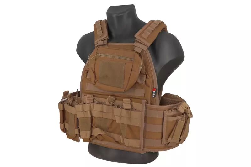 Gilet Tactique Lourd Tan Swiss Arms Powergun Airsoft