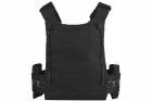 gilet tactique plate carrier noir dos<br />
