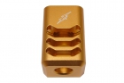 Glock (T.Marui) CNC Aluminium 2-Cut A-style Comp Gold