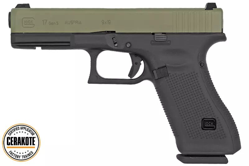 Glock 17 Gen5 VFC / UMAREX Gaz Forest green Cerakote