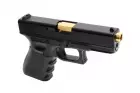 Glock 19 \ 2 Way Fixed\  Non-Recoiling Outer Barrel GOLD