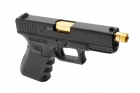 Glock 19 \ 2 Way Fixed\  Non-Recoiling Outer Barrel GOLD