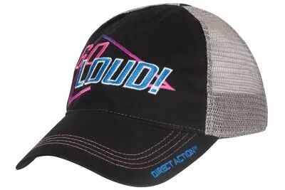 GO LOUD! 80S STYLE FEED CAP - Black / Grey