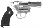 Gun Heaven (WinGun) 731 Sheriff M36 2.5 inch Co2 Revolver (Black Grip) - Silver
