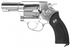 Gun Heaven (WinGun) 731 Sheriff M36 2.5 inch Co2 Revolver (Black Grip) - Silver