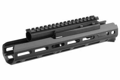 Hephaestus Tokyo Marui AK Handguard Set (10.5 inch M-Lok) w/Railed Gas Tube (Type III Hard-coat Anodized)