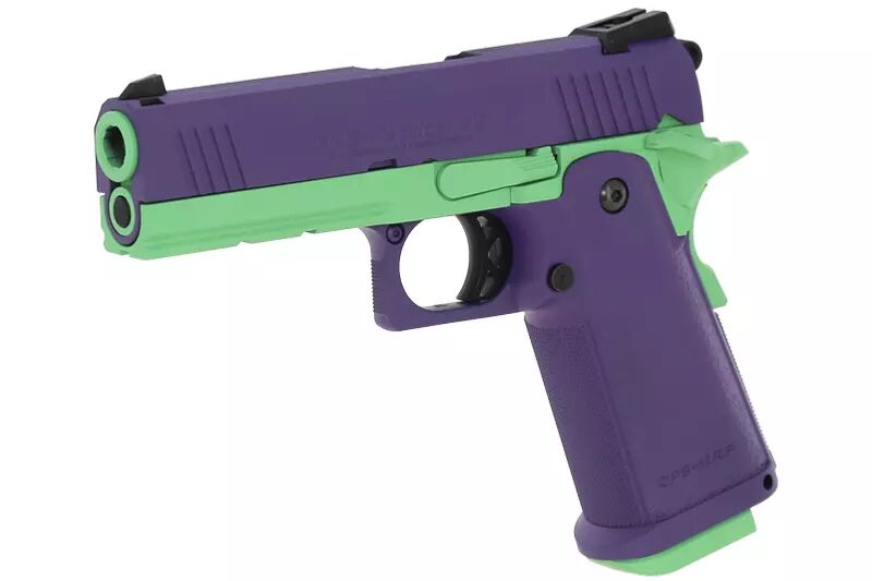 Hi-Capa 4.3 Green / Purpule Tokyo Marui Gaz Cerakote