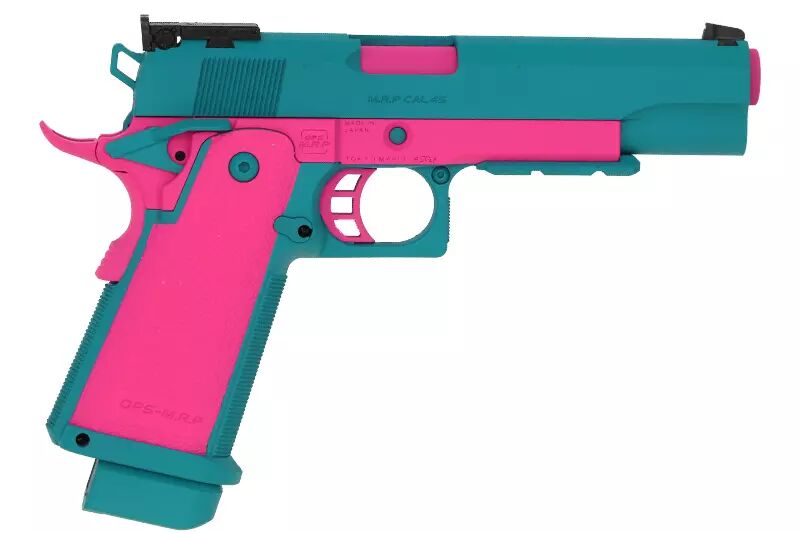 Hi-Capa 4.3 Pink / bleu Tokyo Marui Gaz Cerakote