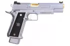 Hi-capa 5.1 Salient Arms Silver EMG (AW Custom) Gaz