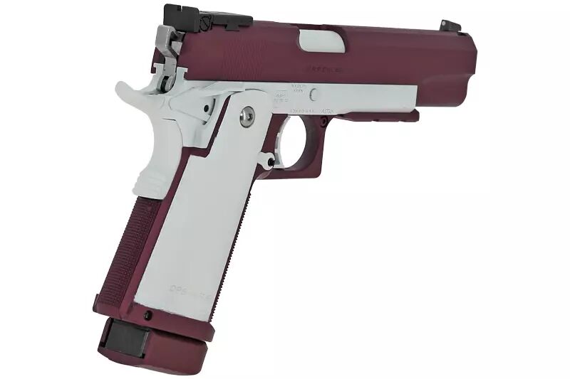 Hi-Capa 5.1 White / Dark Cherry Tokyo Marui Gaz Cerakote