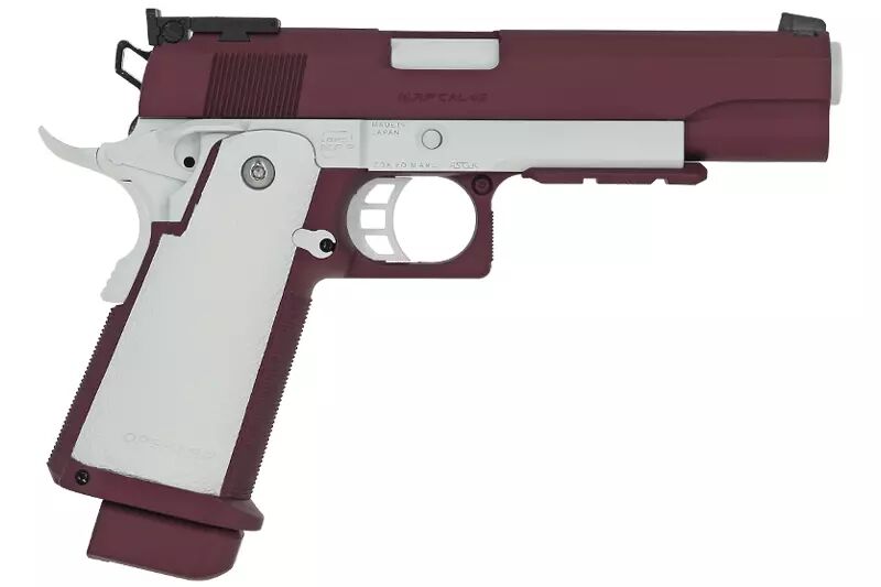 Hi-Capa 5.1 White / Dark Cherry Tokyo Marui Gaz Cerakote