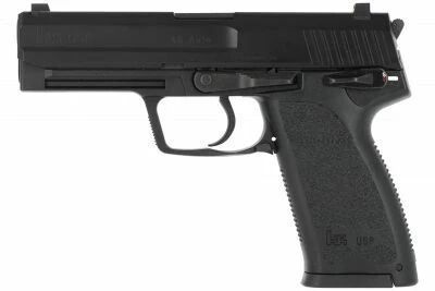 HK USP .45 Noir canon gauche