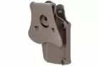 HOLSTER RIGIDE AMOMAX G2 UNIVERSEL GAUCHER TAN