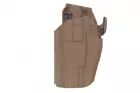 Holster Rigide Gaucher Universal 83 Standard Tan WOSPORT