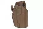 Holster Rigide Universal 283 Compact Tan WOSPORT