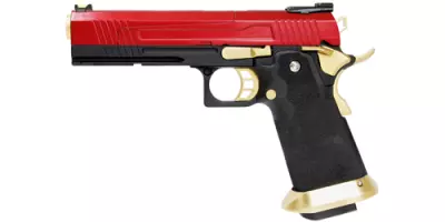 Rplique de poing airsoft GBB HX1004 Split Red ARMORER WORKS Gaz