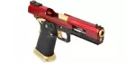 Réplique de poing airsoft GBB HX1004 Split Red ARMORER WORKS Gaz