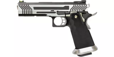 Rplique airsoft GBB HX1101 Full Silver ARMORER WORKS Gaz