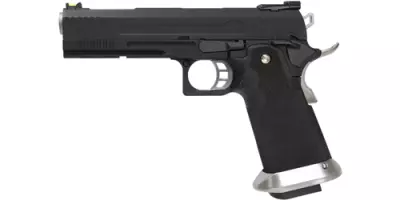 Rplique de poing airsoft GBB HX1102 Full Black ARMORER WORKS Gaz