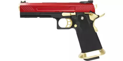 Rplique de poing airsoft GBB HX1104 Full Red ARMORER WORKS Gaz