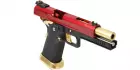 Réplique de poing airsoft GBB HX1104 Full Red ARMORER WORKS Gaz