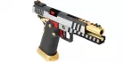 Réplique de poing airsoft GBB HX2001 Full Silver ARMORER WORKS Gaz