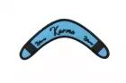 Karma Returns Rubber Patch blue