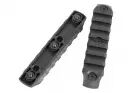 Keymod Polymer Rail (Black) (2 x 7 Slot Rails)