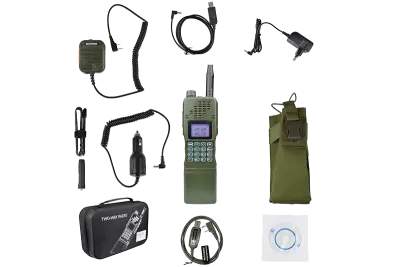 Kit complet Talkie Walkie Dual Band (VHF/UHF) AN/AR-152 Baofeng