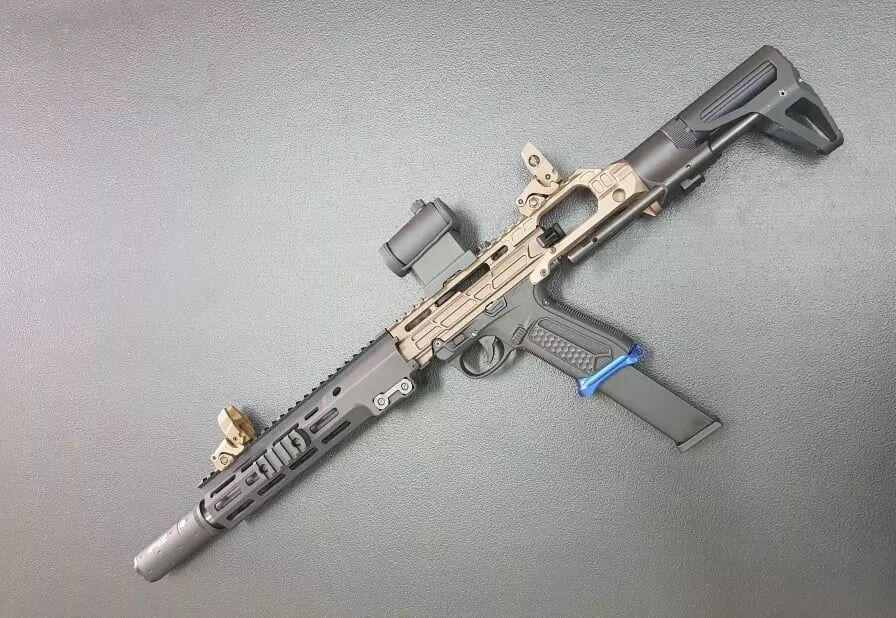 Kit PCC aluminium Noir pour AAP01 GBB AAC TTI Airsoft