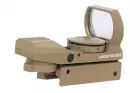 LANCER TACTICAL REFLEX SIGHT 4 RETICULES - TAN