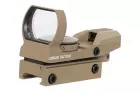 LANCER TACTICAL REFLEX SIGHT 4 RETICULES - TAN