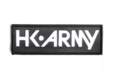 Large Typeface Velcro Patch - Black/White