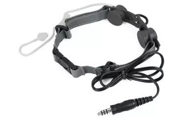 Laryngophone Tactical Throat Foliage Green Z-TACTICAL idal pour les communications pendant les parties d'airsoft
