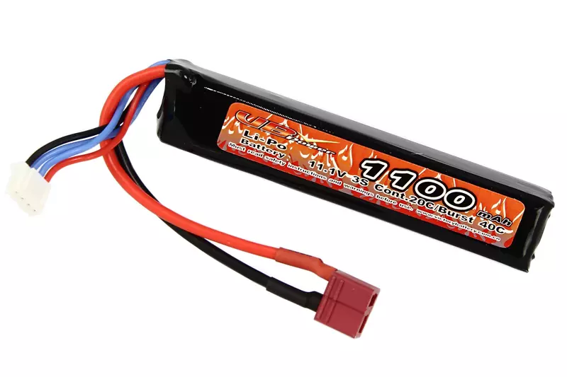 Batterie LiPo 11.1v 1100mAh Stick DEAN VB