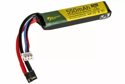 Airsoft Accessoire ATM Power Batterie LiPo 7.4V 2200mAh 20C Sopmod (Tamiya  Mini)