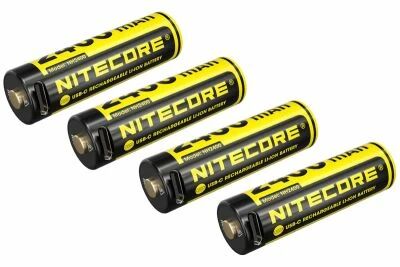 Lot 4 batteries AA rechargeables Nitecore