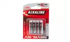 Lot de 4 piles LR03 AAA ANSMANN