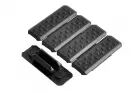 Lot de 5 rail covers V1 M-Lok Noir Strike Industries